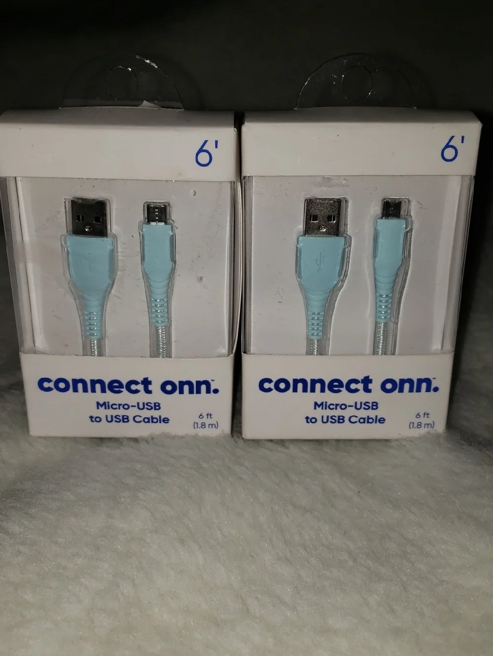 6ft Micro-USB to USB Cable - Light Blue